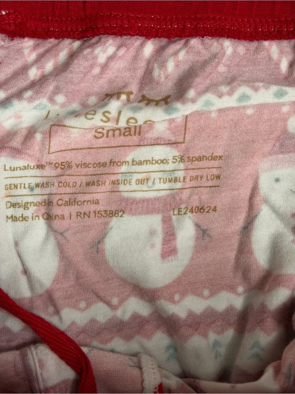 Women's Little Sleepies Holiday Cheer Size Small